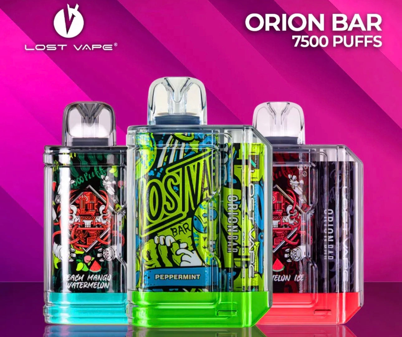 Lost vape Orion Bar 4 different flavors